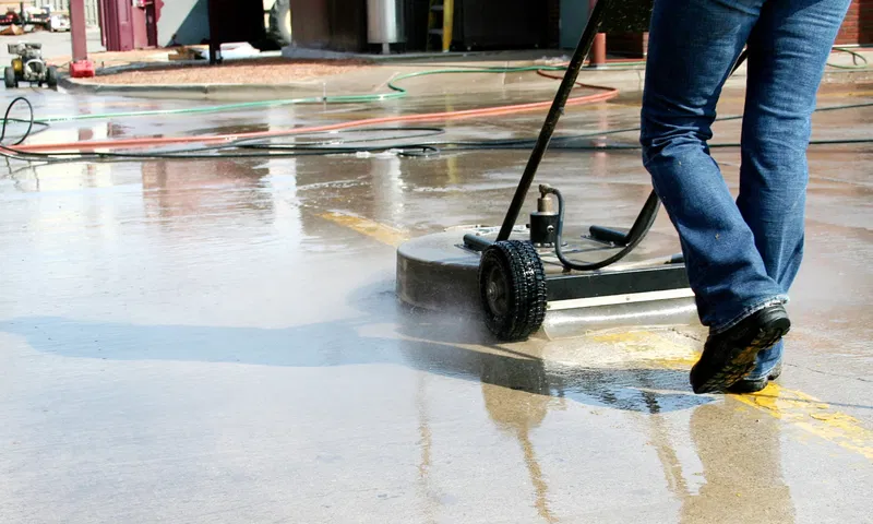 Exterior building cleaning